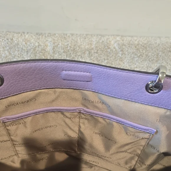 Calvin Klein Lavender Lilac Tote Bag - Picture 7 of 7